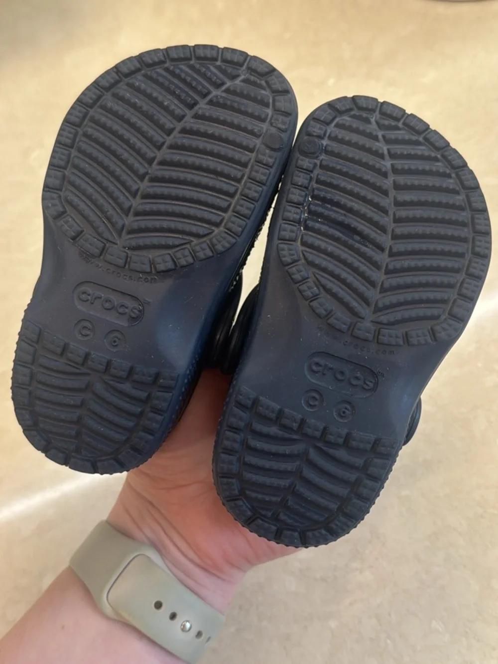 Crocs Toddler 6C Classic Clog - Navy Blue